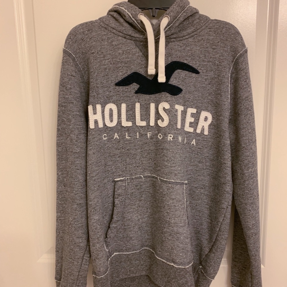 classic Hollister grey hoodie
